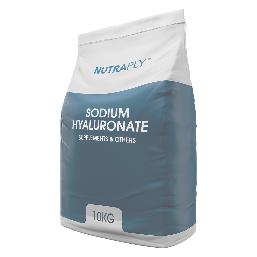 Sodium Hyaluronate 800-1500 KdA  (Bulk density >700 kg/m3)