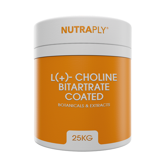 L(+)- Choline Bitartrate coated